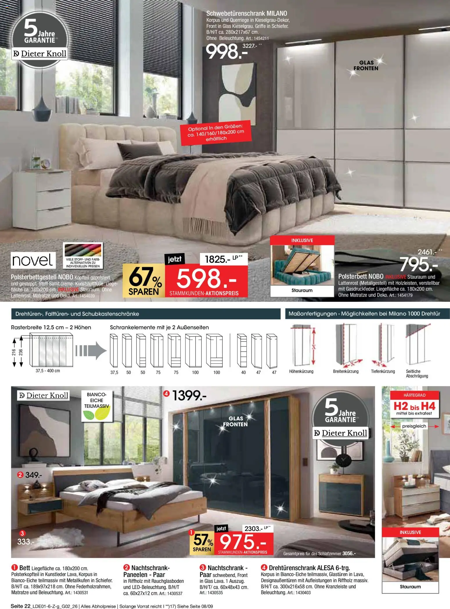 Zurbrüggen Große Marken-Sensation – gültig ab 31.01.2026 | Seite: 24 | Produkte: Matratze, Lattenrost, Drehtürenschrank, Polsterbett