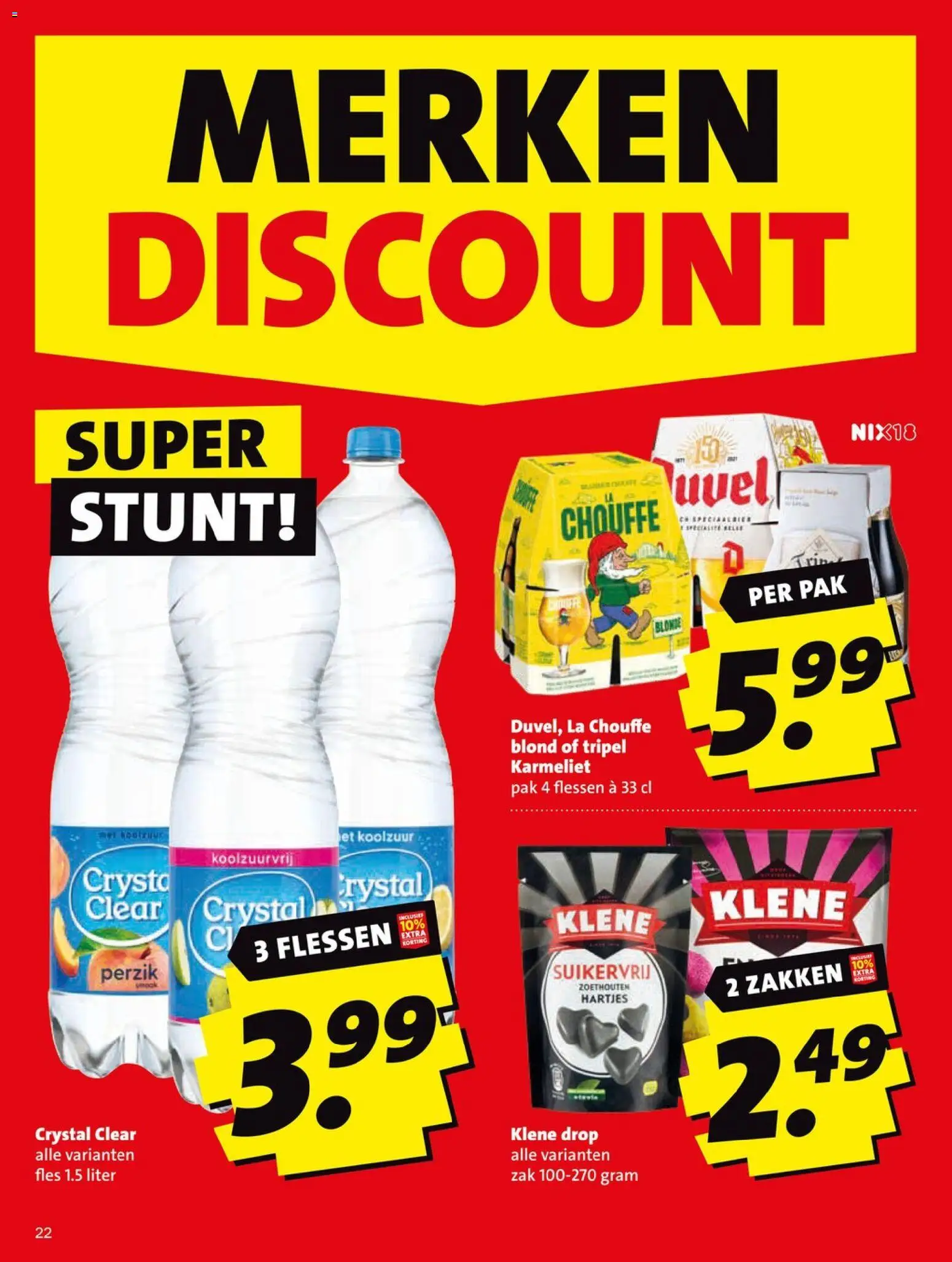 {H1} | Pagina: 22 | Producten: Fles, Zak, La