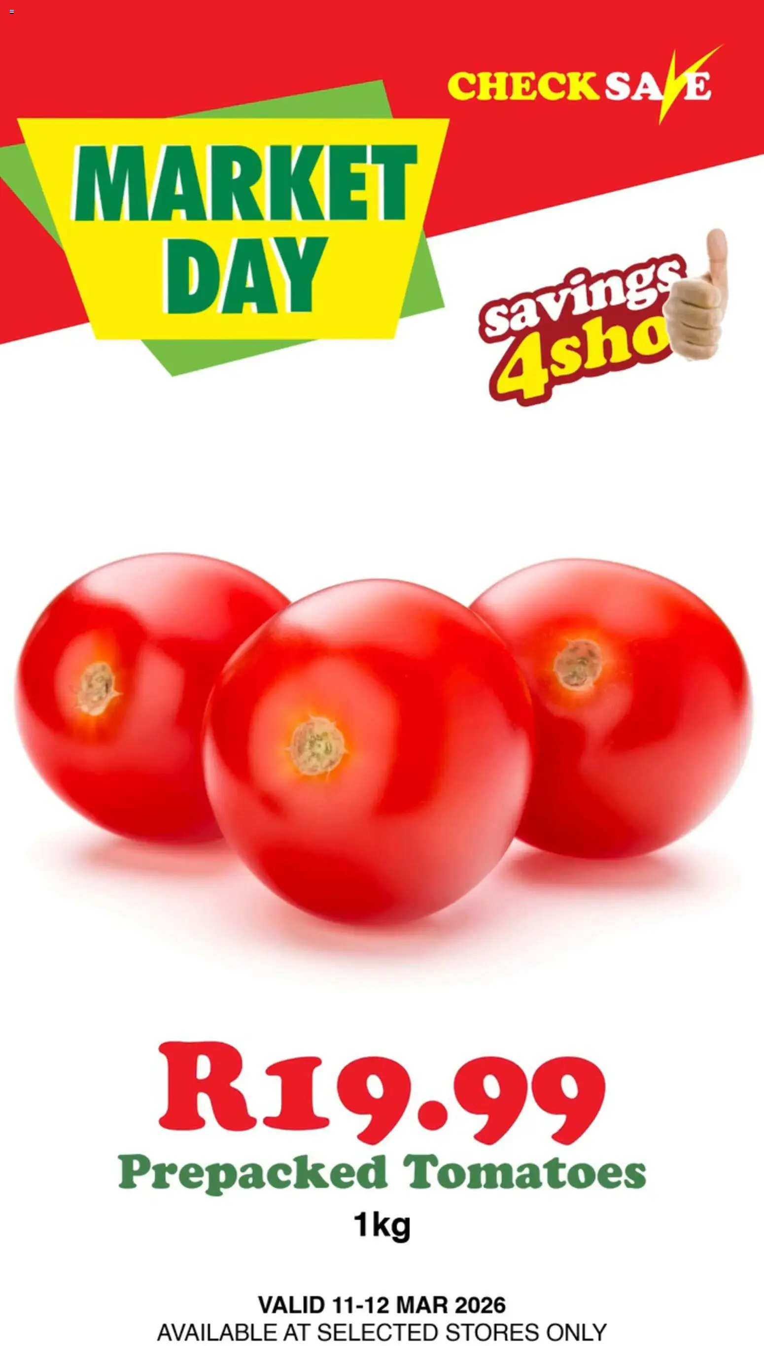 New Check Save catalogue – valid from 11.03.2026 | Page: 5 | Products: Tomatoes