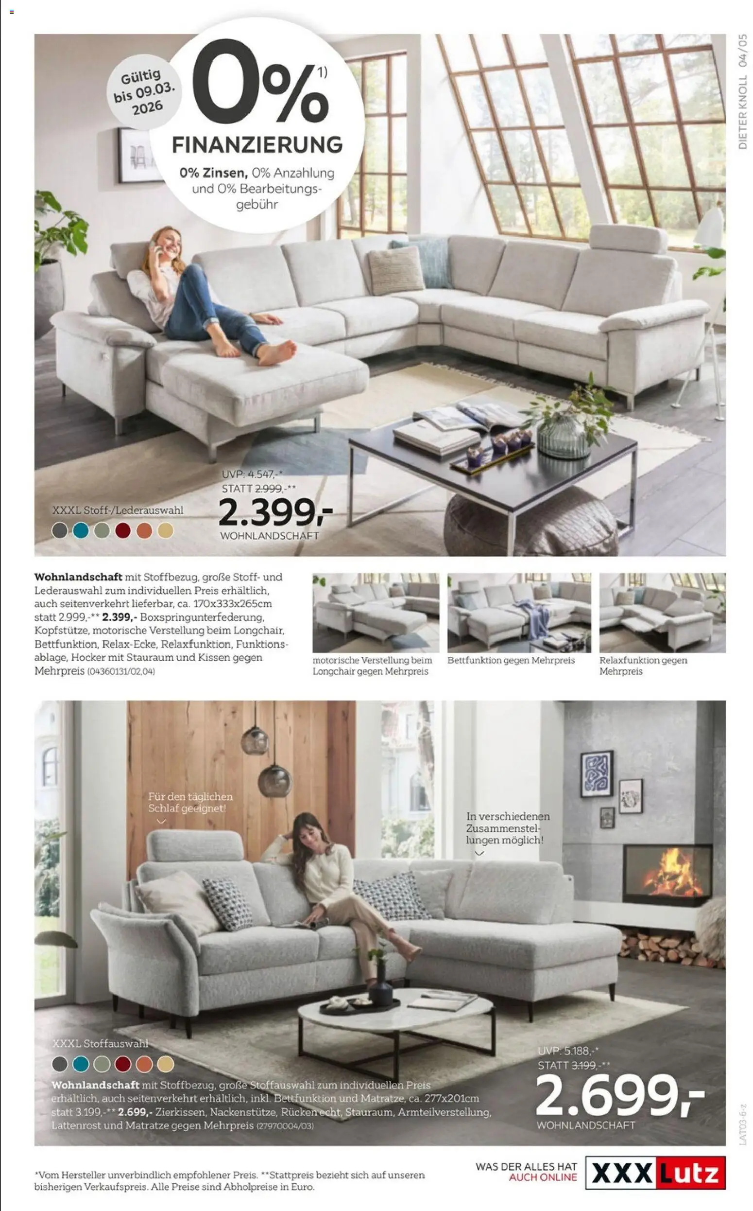 XXXLutz Marken-Neuheiten gültig ab 24.02.2026 | Seite: 5 | Produkte: Matratze, Kissen, Lattenrost