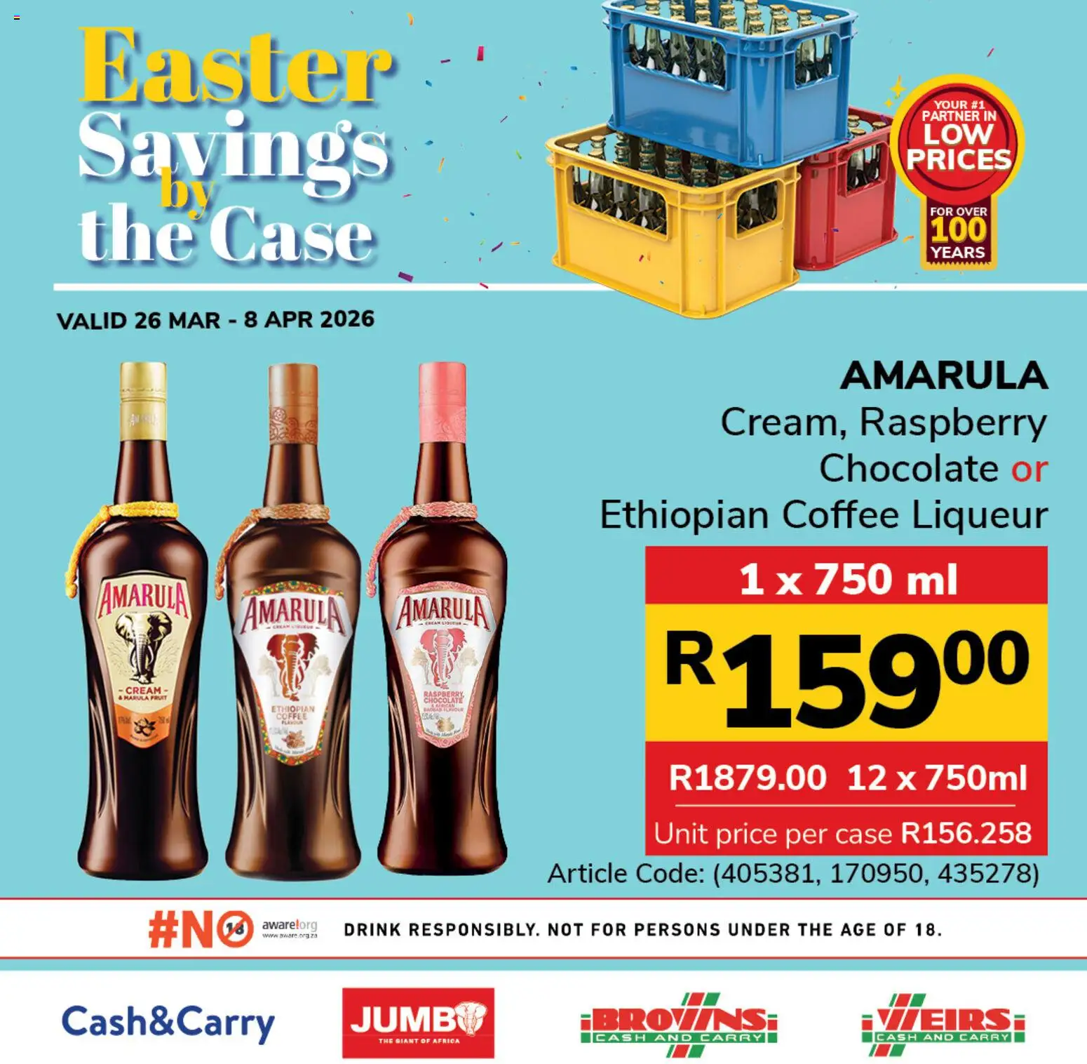 New Jumbo catalogue – valid from 26.03.2026 | Page: 4 | Products: Case, Coffee, Chocolate, Cream
