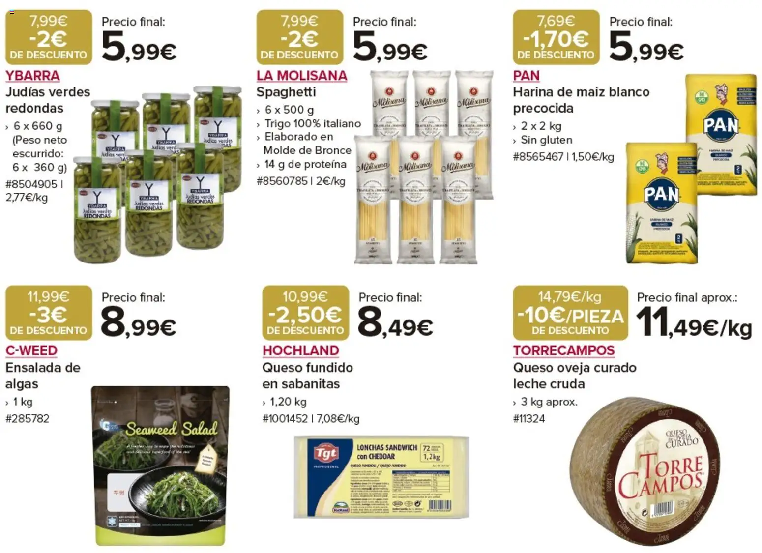 Costco catálogo │ válido desde el 06.03.2026 | Página: 6 | Productos: Γραβάτα, Leche, Queso, Ensalada