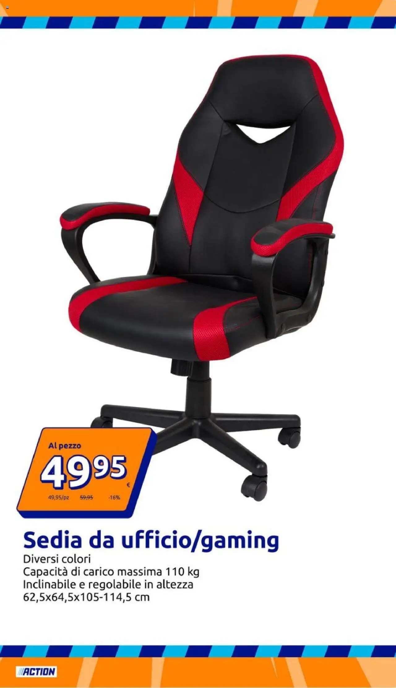Volantino Action del 17.09.2025 | Pagina: 17 | Prodotti: Sedia