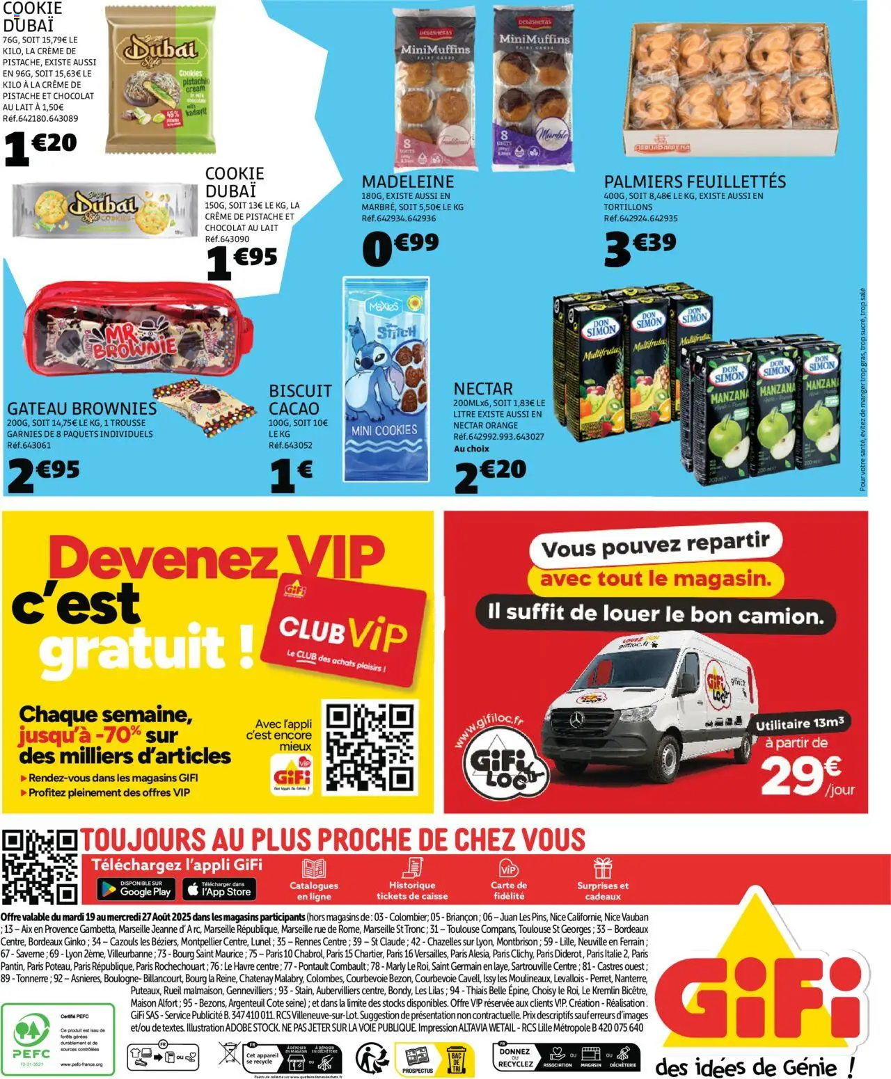  | Page: 16 | Produits: Orange, Store, Lait, Chocolat