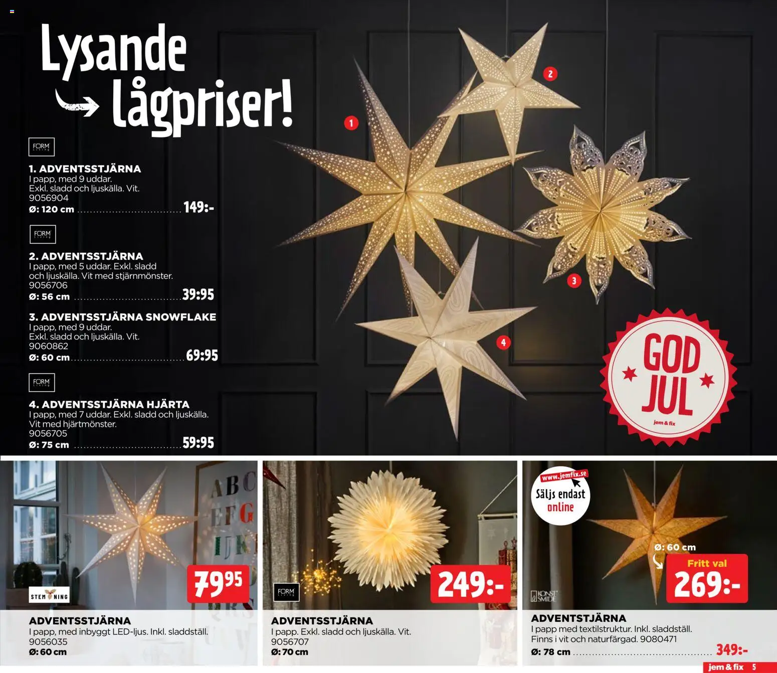 Jem & Fix reklamblad aktuell från 16.11.2025 | Sida: 5 | Produkter: Sladd