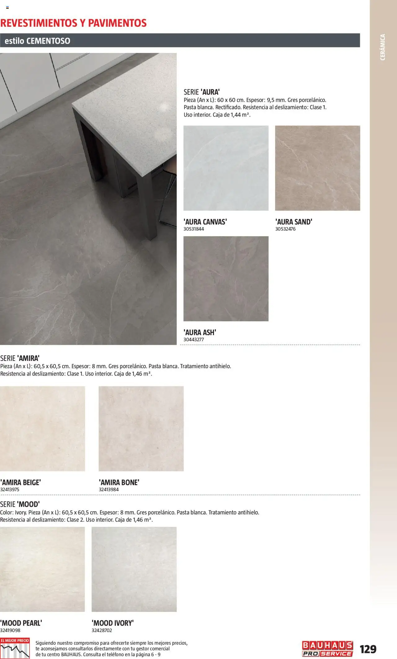 Bauhaus - ProService  │ válido desde el 24.02.2025 | Página: 129 | Productos: Pasta, Té, Teléfono, Caja