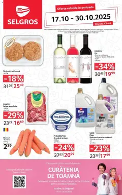 Ofertele Selgros valabile de la 17.10.2025
