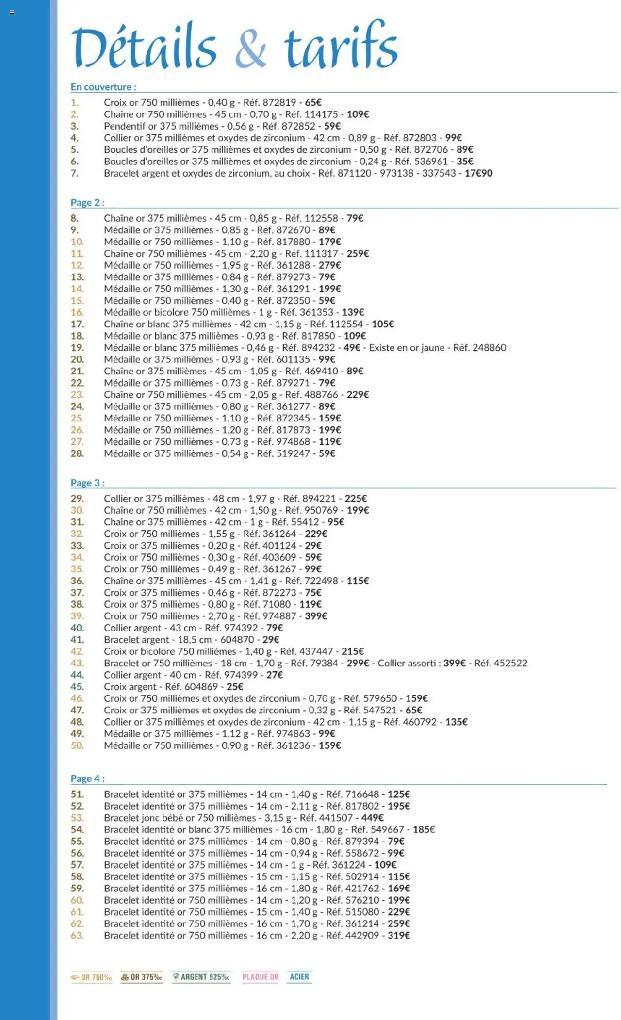 {H1} | Page: 13 | Produits: Couverture, Collier, Bracelet, Pendentif