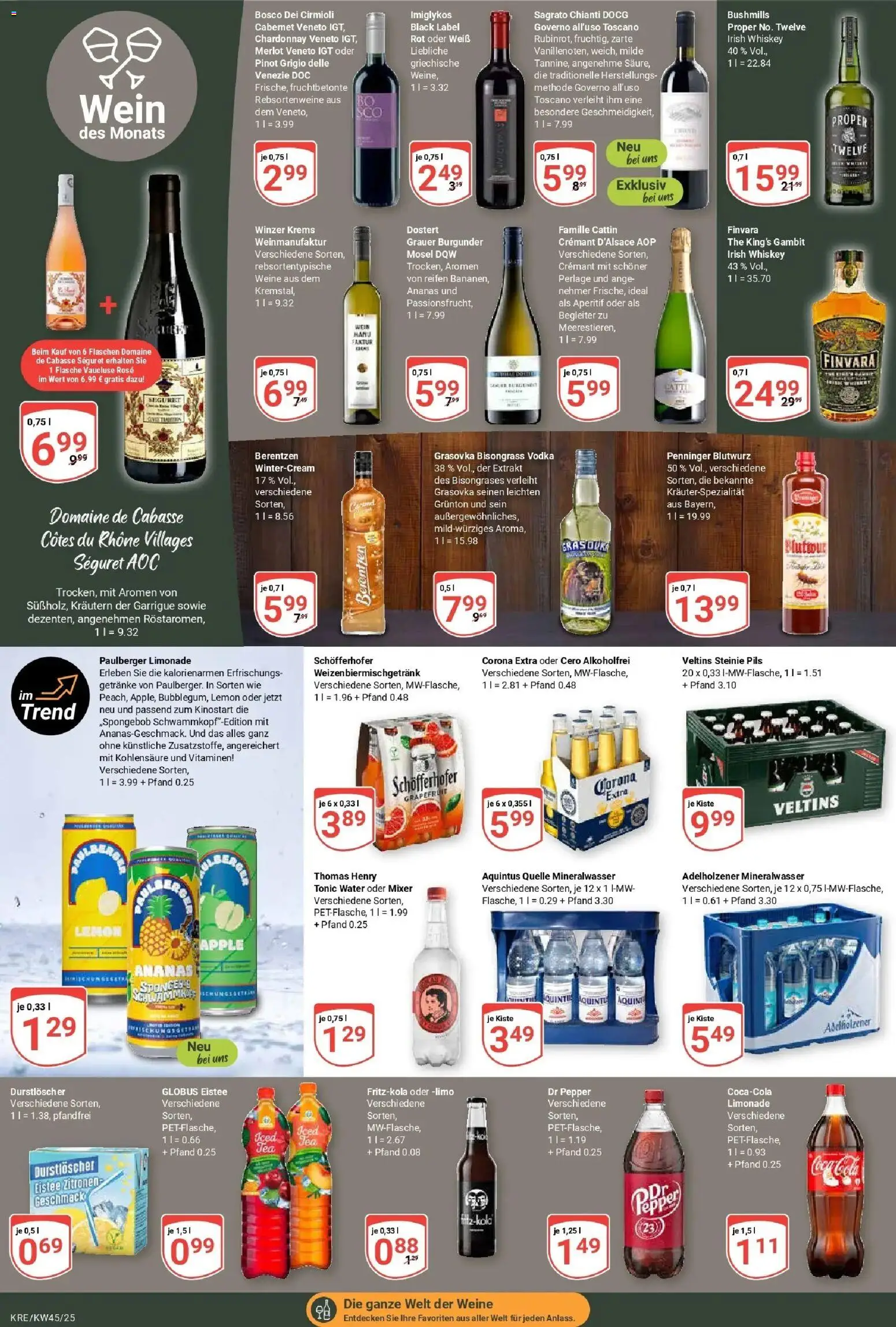 Globus prospekt Krefeld	 – gültig ab 02.11.2025 | Seite: 16 | Produkte: Mixer, Ananas, Veltins, Zitronen