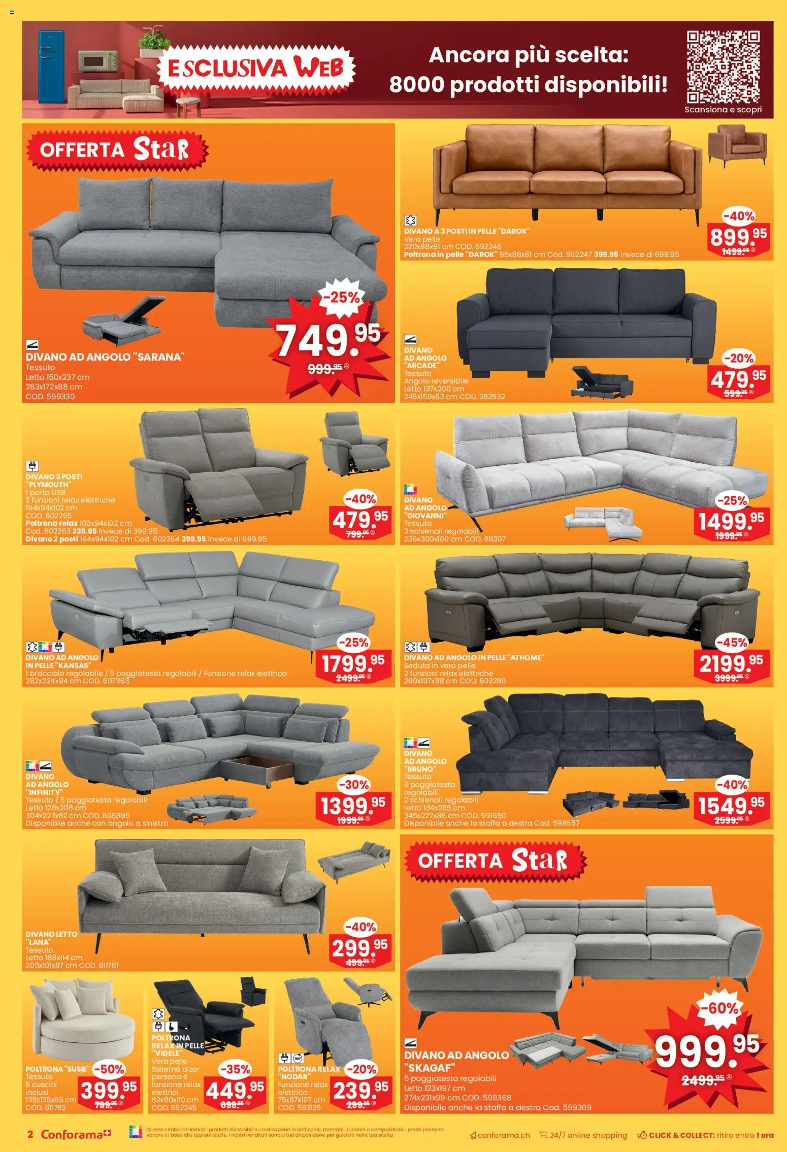 Conforama Aktionen IT – gültig ab 24.12.2025 | Seite: 2 | Produkte: Usb