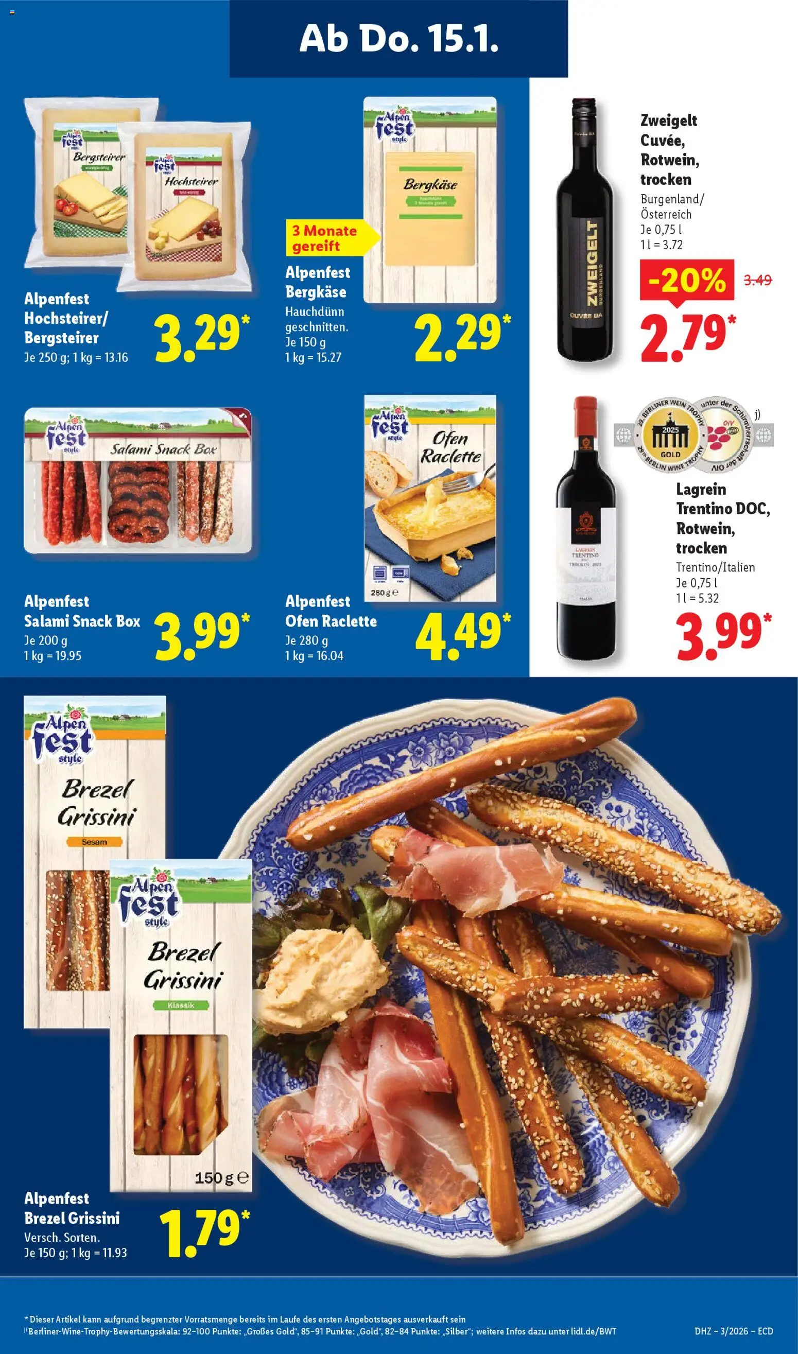 Lidl - Prospekt – gültig ab 12.01.2026 | Seite: 55 | Produkte: Berliner, Box, Salami, Raclette