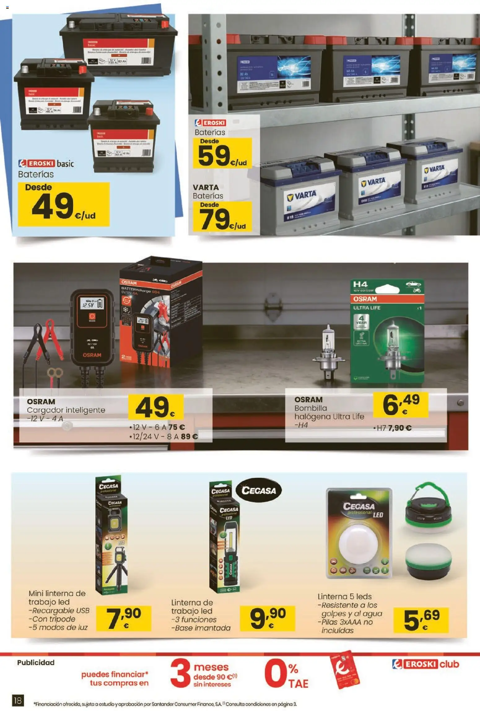 Eroski Qué planazo │ válido desde el 26.03.2026 | Página: 18 | Productos: USB, Bombilla