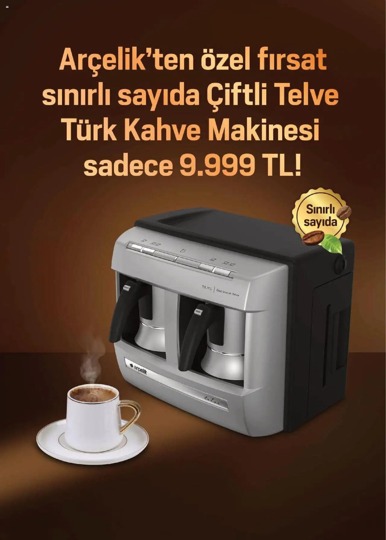 Arçelik Katalog - 01.10.2025 tarihinden itibaren geçerlidir | Sayfa: 50 | Ürünler: Kahve, Kahve makinesi