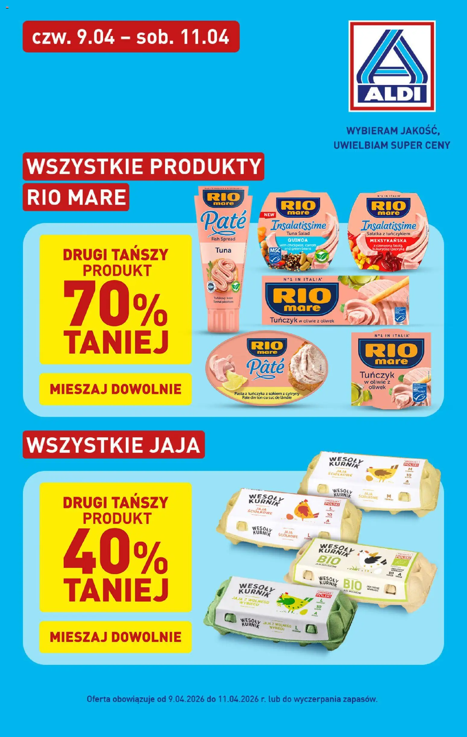 Aldi Polsko leták od 07.04.2026 | Strana: 36 | Produkty: Rio mare, Miš, Quinoa