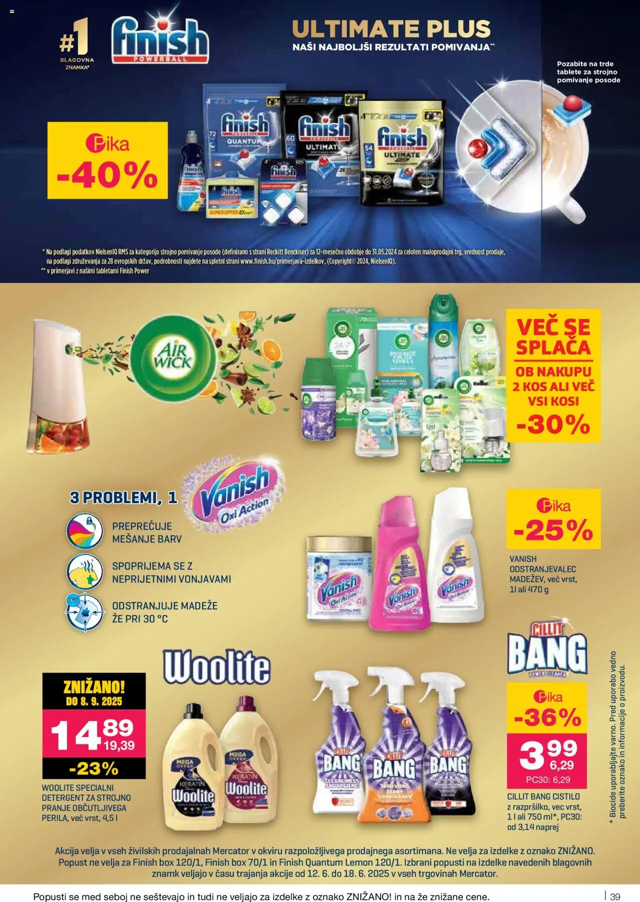 Mercator katalog │ velja od 12.06.2025 | Stran: 39 | Izdelki: Kos, Detergent