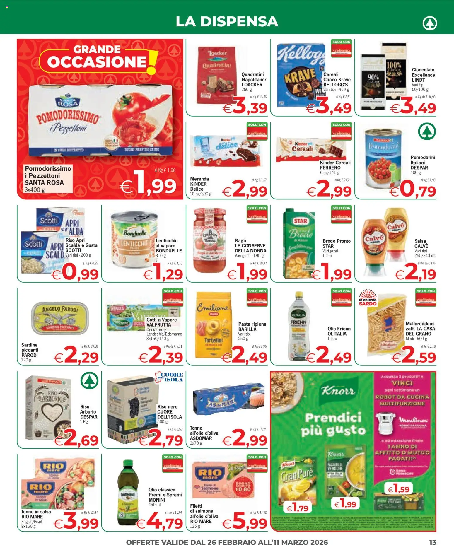 Volantino Eurospar del 26.02.2026 | Pagina: 13