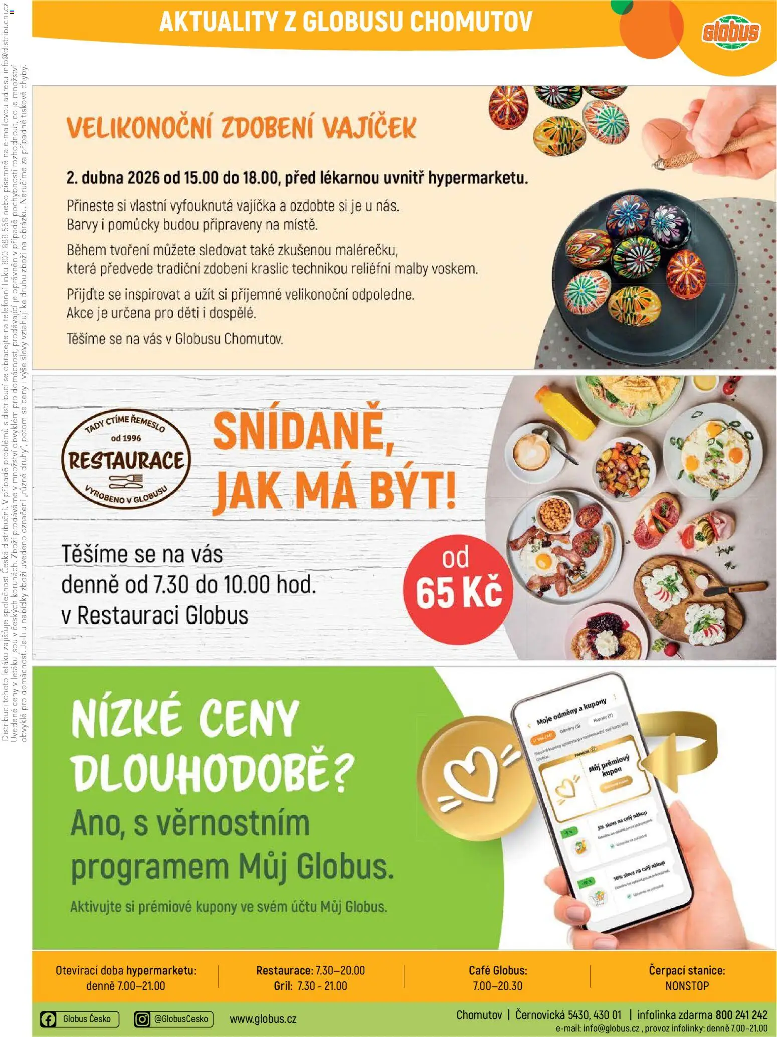 Globus leták - Chomutov od 01.04.2026 | Strana: 37 | Produkty: Vajíčka, Globus, Karty, Barvy