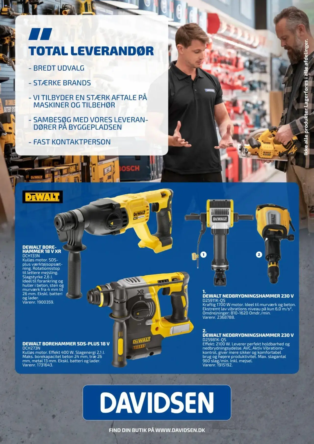 Davidsen Tilbudsavis gyldig fra 27.02.2025 | Side: 32 | Produkter: Hammer, Batteri