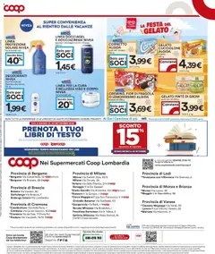 Volantino COOP del 04.09.2025 | Pagina: 15 | Prodotti: Balsamo, Tè, Cornetto, Data