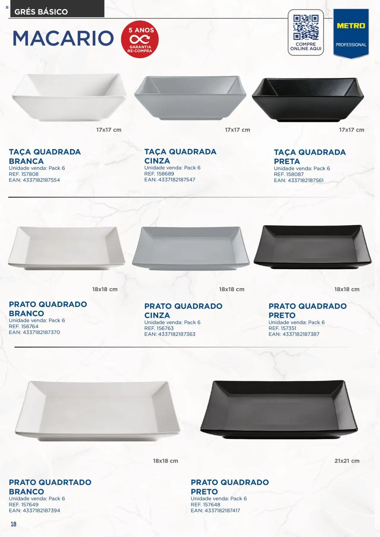 Makro Catálogo Serviço de Mesa │ válido de 01.08.2024 | Página: 18