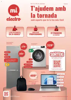 Vista previa Mi Electro folleto Catalan válido desde el 01.09.2025