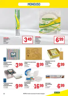 Anteprima del volantino Metro volantino valido a partire dal 02.04.2026 | Pagina: 33 | Prodotti: Posate, Forno, Carta forno, Tovagliette