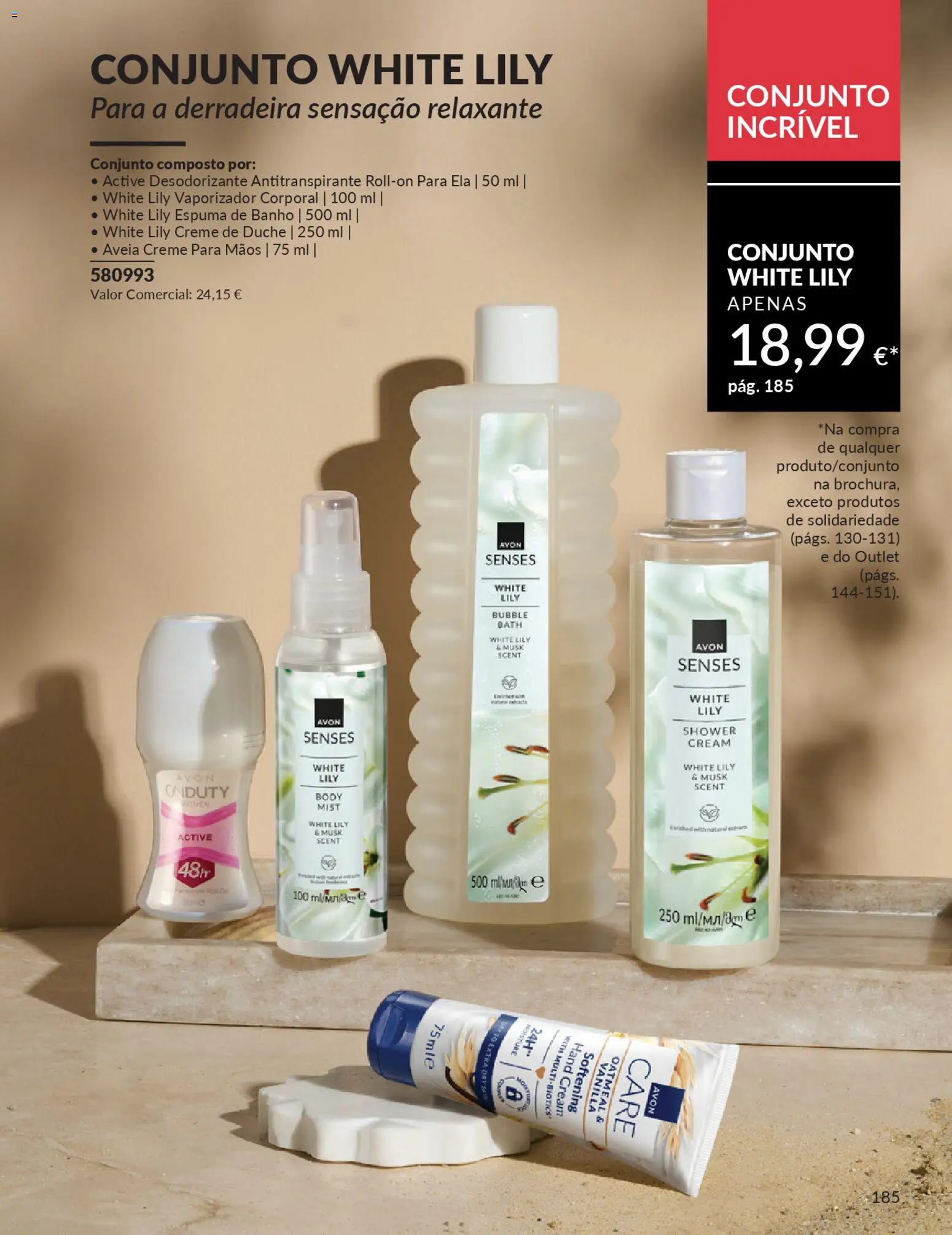 Catálogo Avon Campanha 1 │ válido de 01.01.2026 | Página: 185 | Produtos: Aveia, Creme para mãos, Antitranspirante, Creme