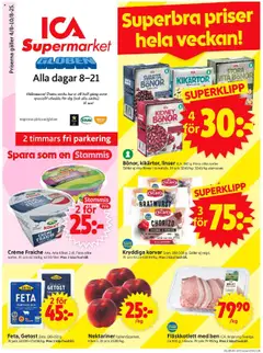 ICA Supermarket - Stockholm - Förhandsvisning av reklamblad från butik ICA Supermarket aktuell från 04.08.2025
