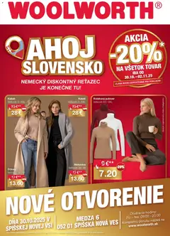 Woolworth leták platný od 23.10.2025