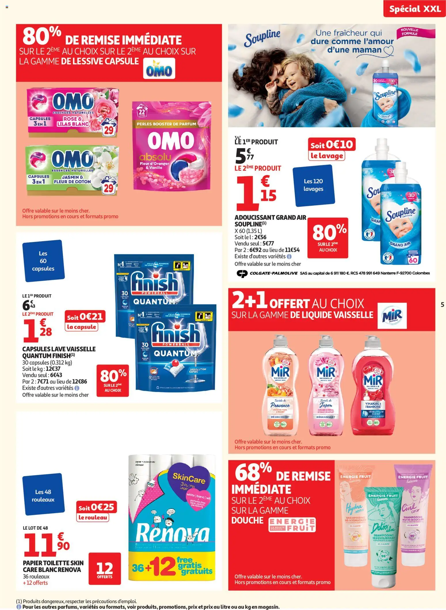 {H1} | Page: 5 | Produits: Energie Fruit, Coton, Douche, Vinaigre