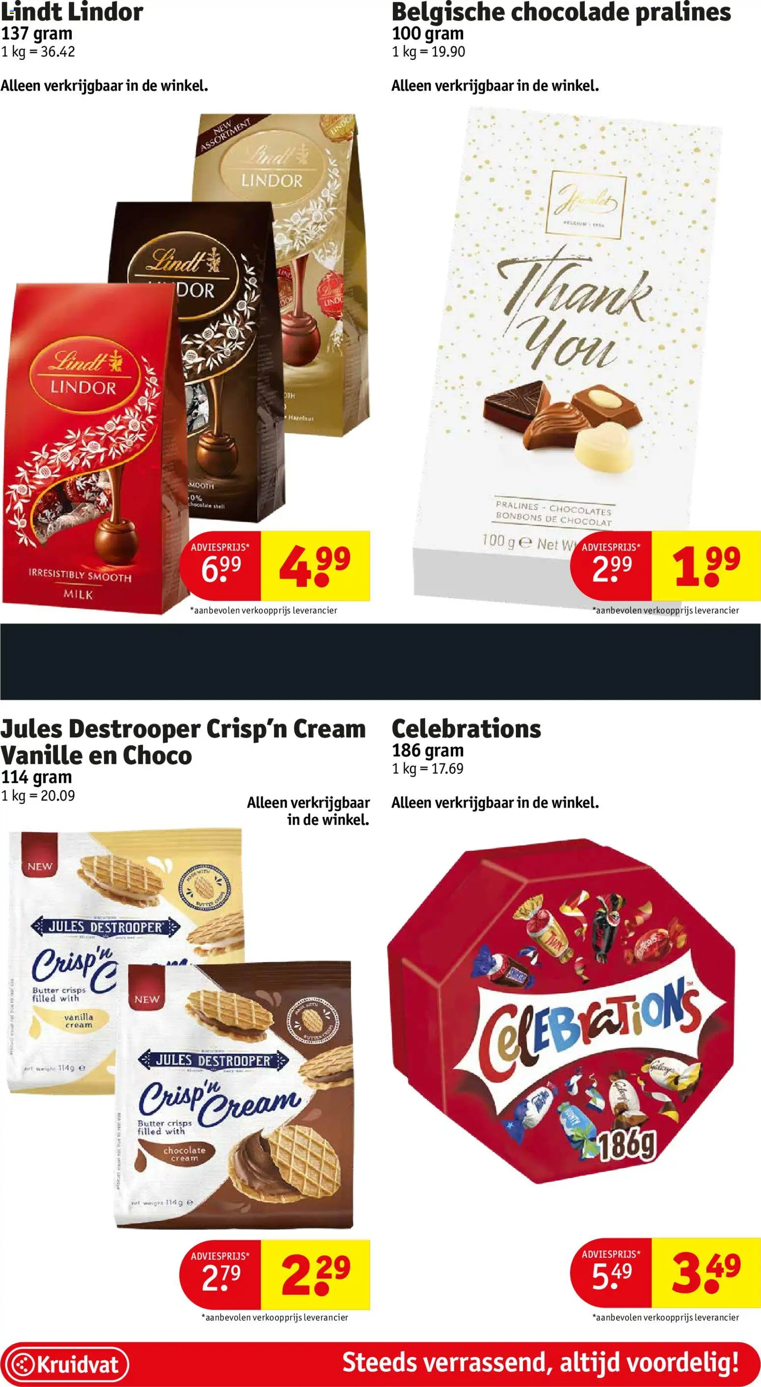 {H1} | Pagina: 44 | Producten: Chocolade