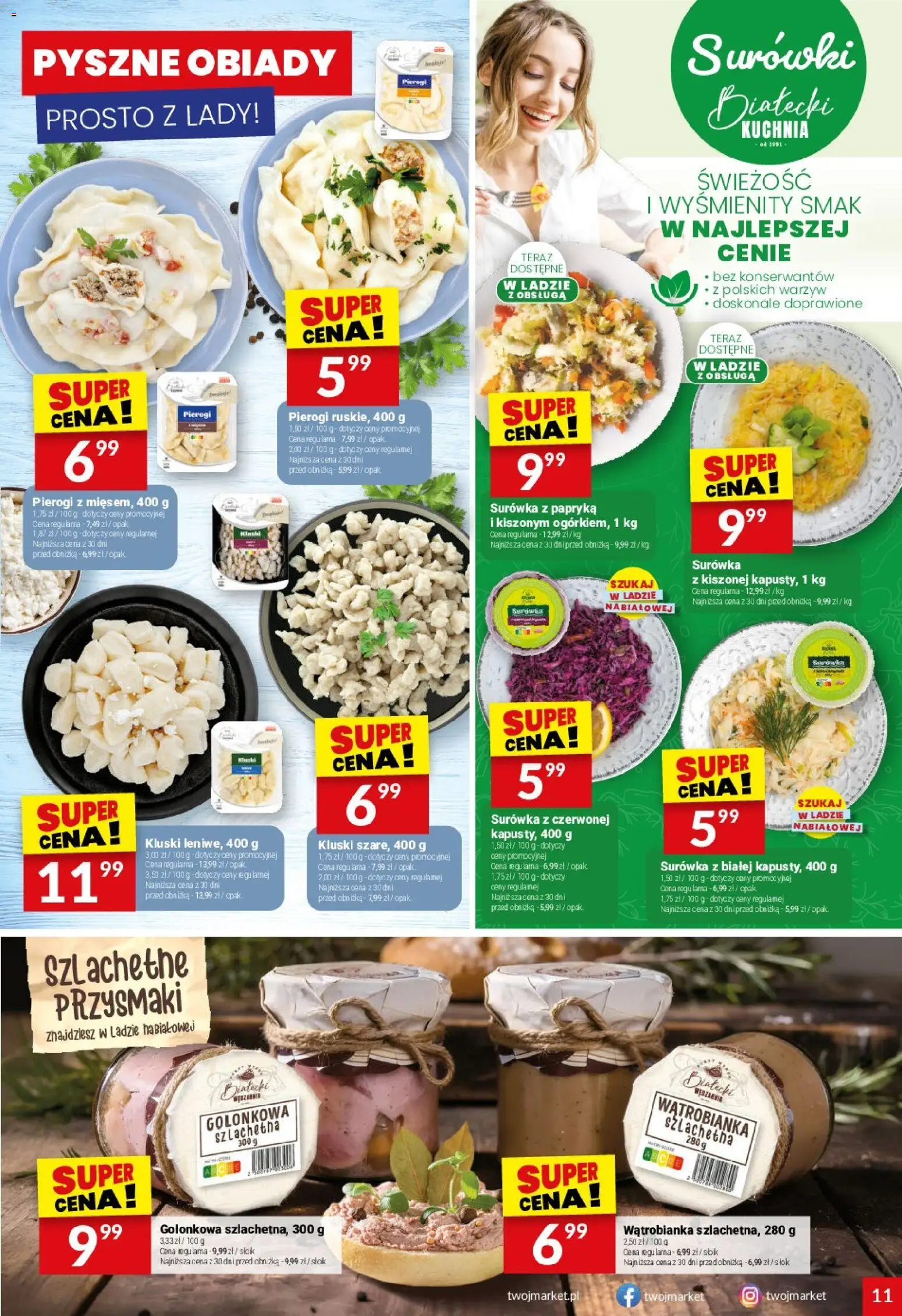 Twój Market gazetka od 08.04.2026 | Strona: 11 | Produkty: Pierogi, Papryka