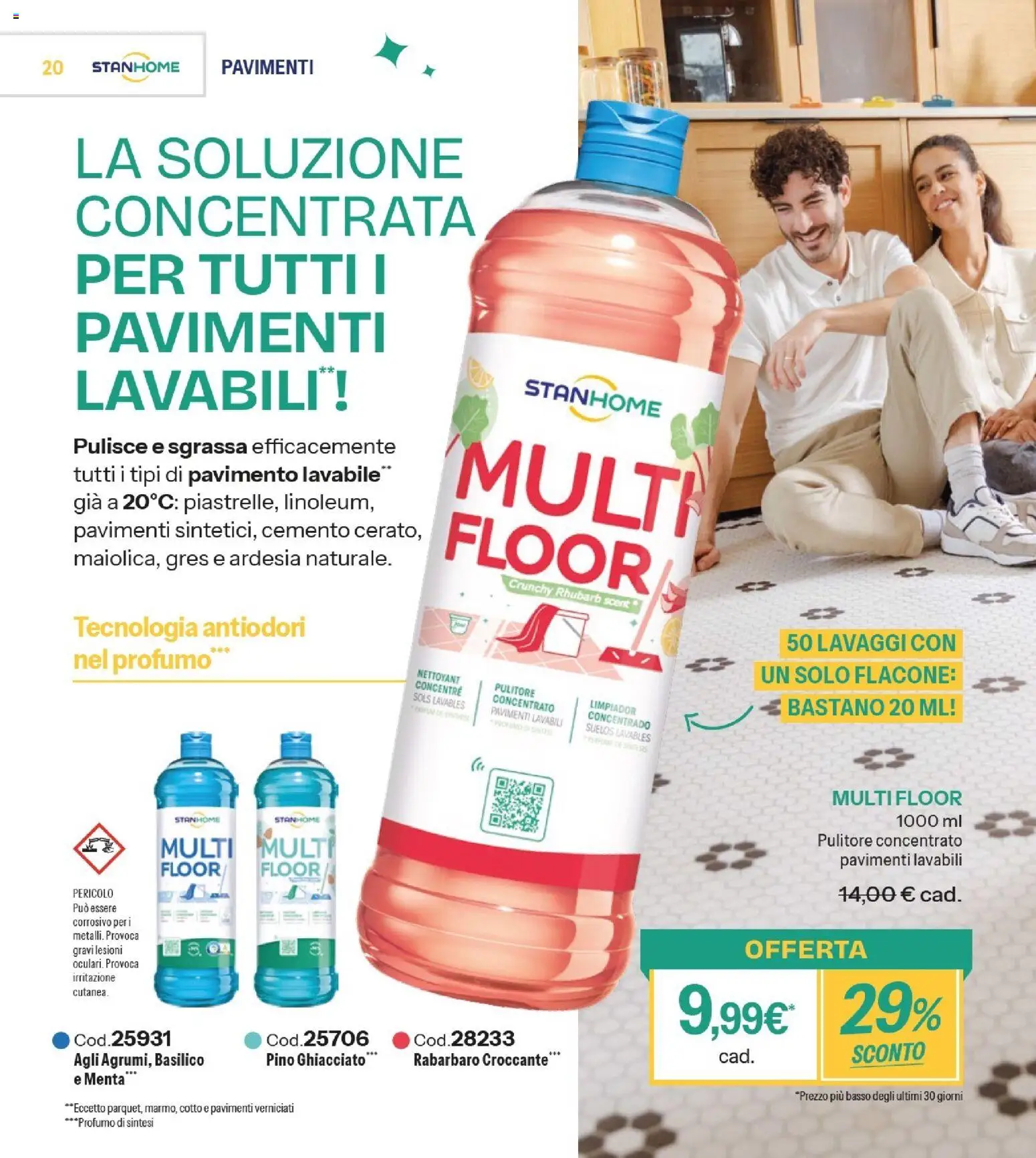 Volantino Stanhome del 21.04.2026 | Pagina: 20 | Prodotti: Pavimento, Basilico, Menta, Profumo