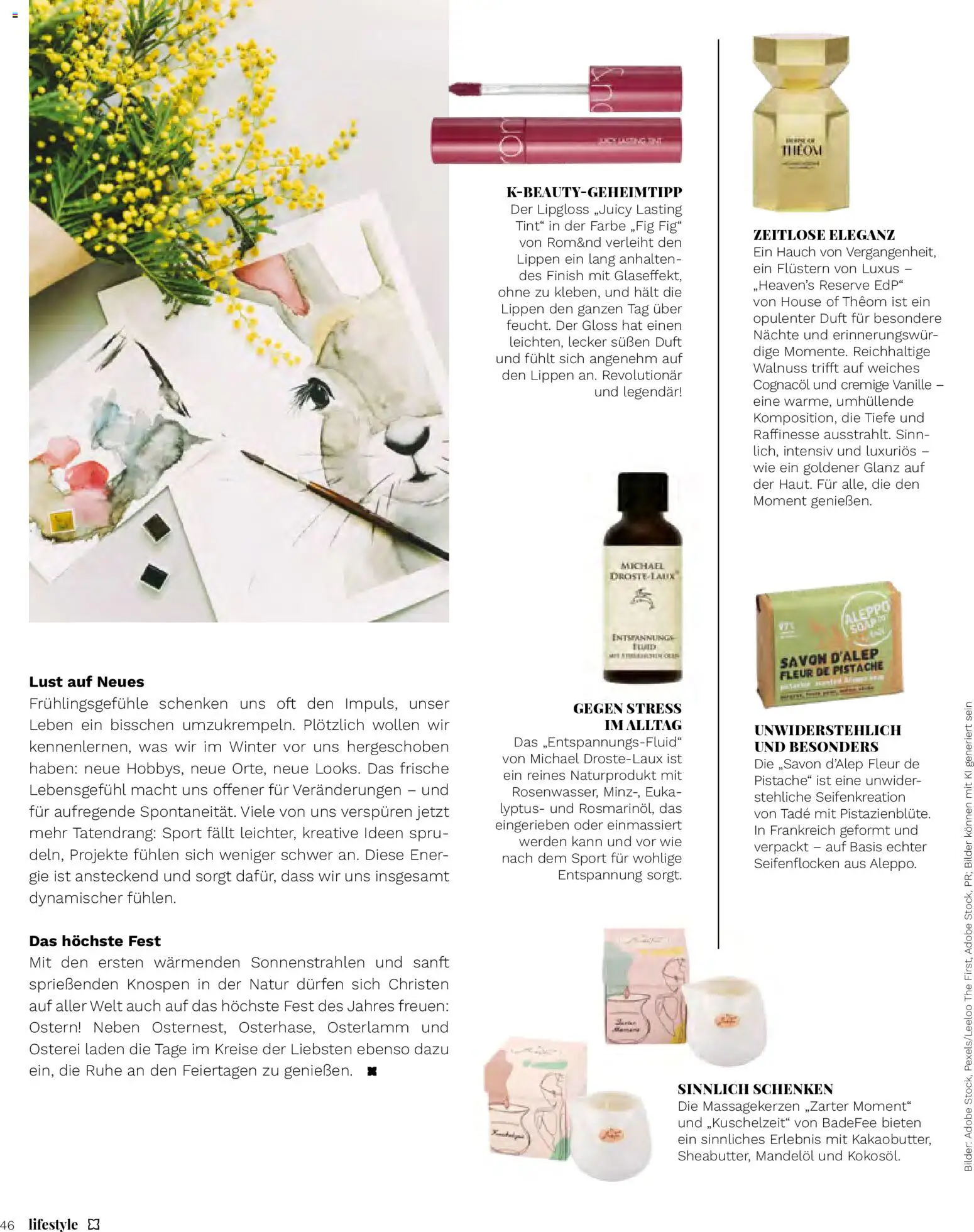 Müller Magazine Lifestyle 2/26 gültig ab 01.03.2026 | Seite: 46 | Produkte: Duft, Lipgloss