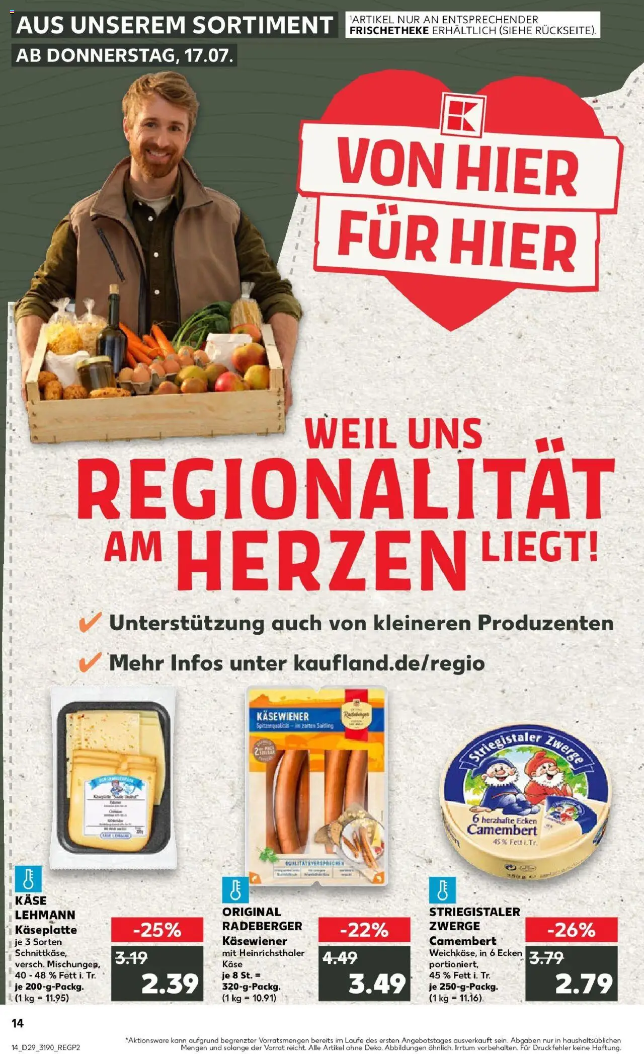 Kaufland prospekt Glauchau	 - gültig ab dem 21.07.2025 | Seite: 27 | Produkte: Käse
