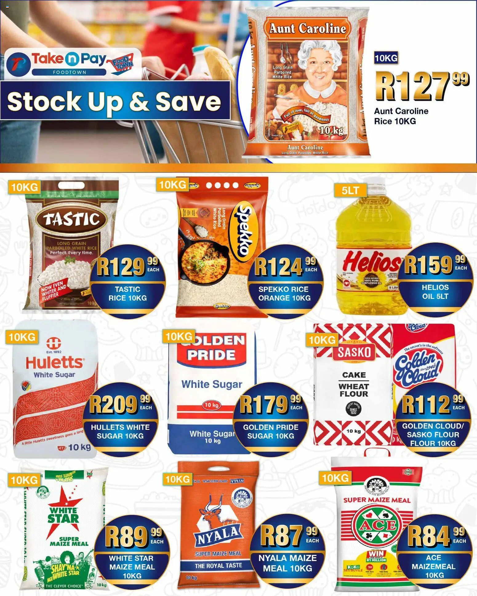 New Take n Pay catalogue – valid from 20.04.2026 | Page: 22 | Products: Cake, Flour, Maize meal, Oil
