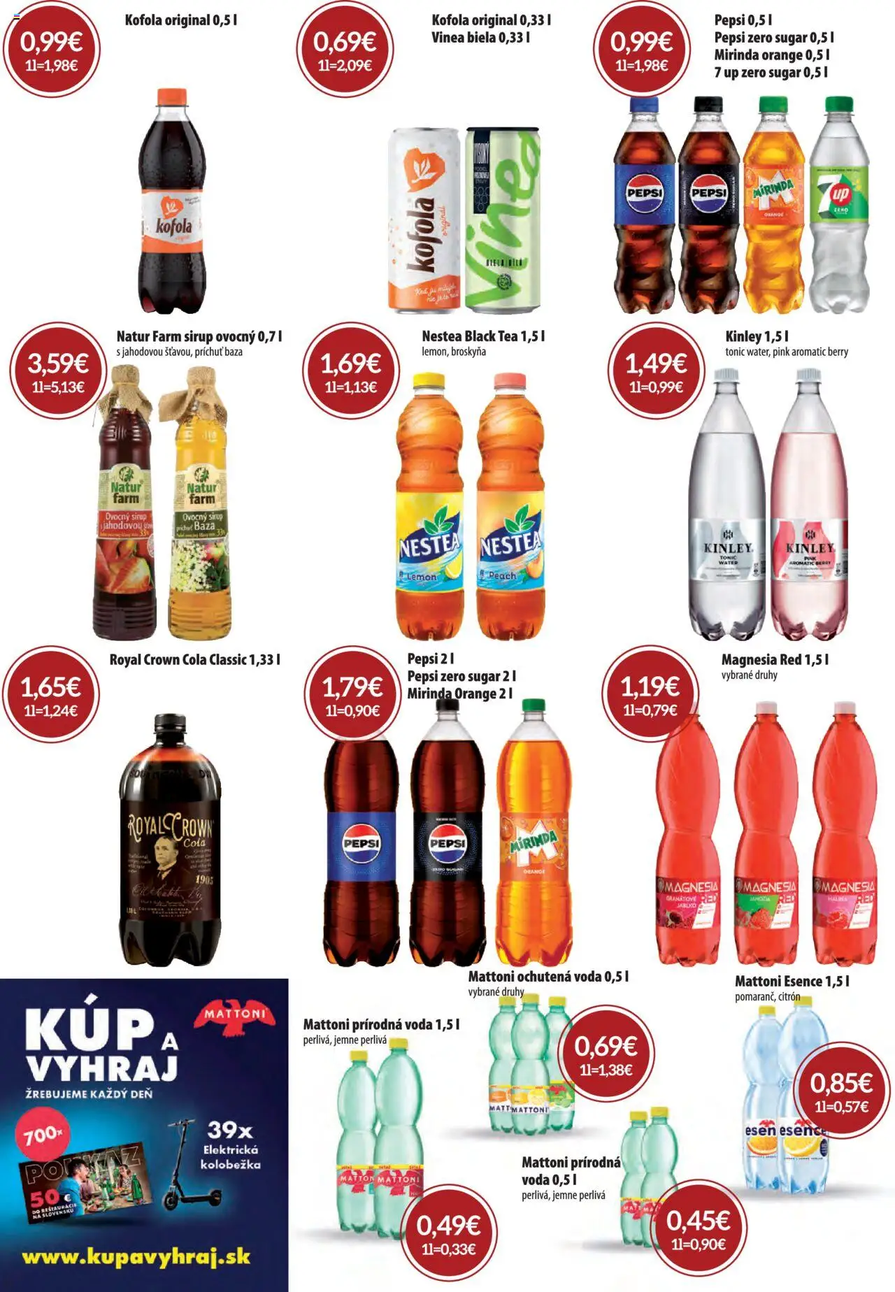 CBA Komfos leták │ platný od 03.07.2025 | Strana: 21 | Produkty: Magnesia, Voda, Mirinda, Cola