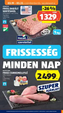 Aldi akciós újság - amely érvényes a következő dátumtól: 19.03.2026 | Oldal: 25