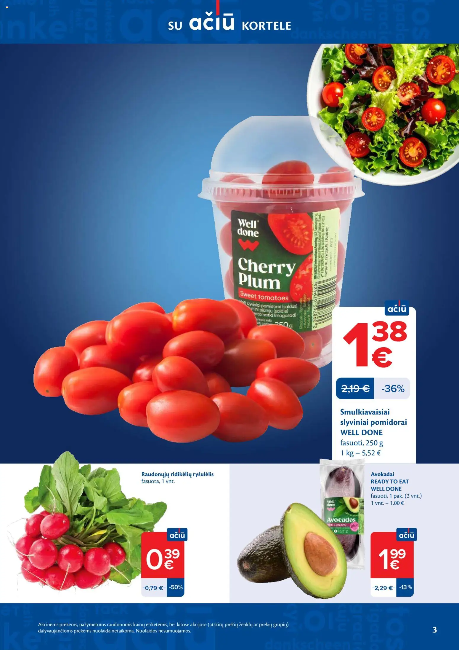 MAXIMA akcijos nuo 10.03.2026 | Puslapis: 3 | Prekių: Avokadai, Pomidorai