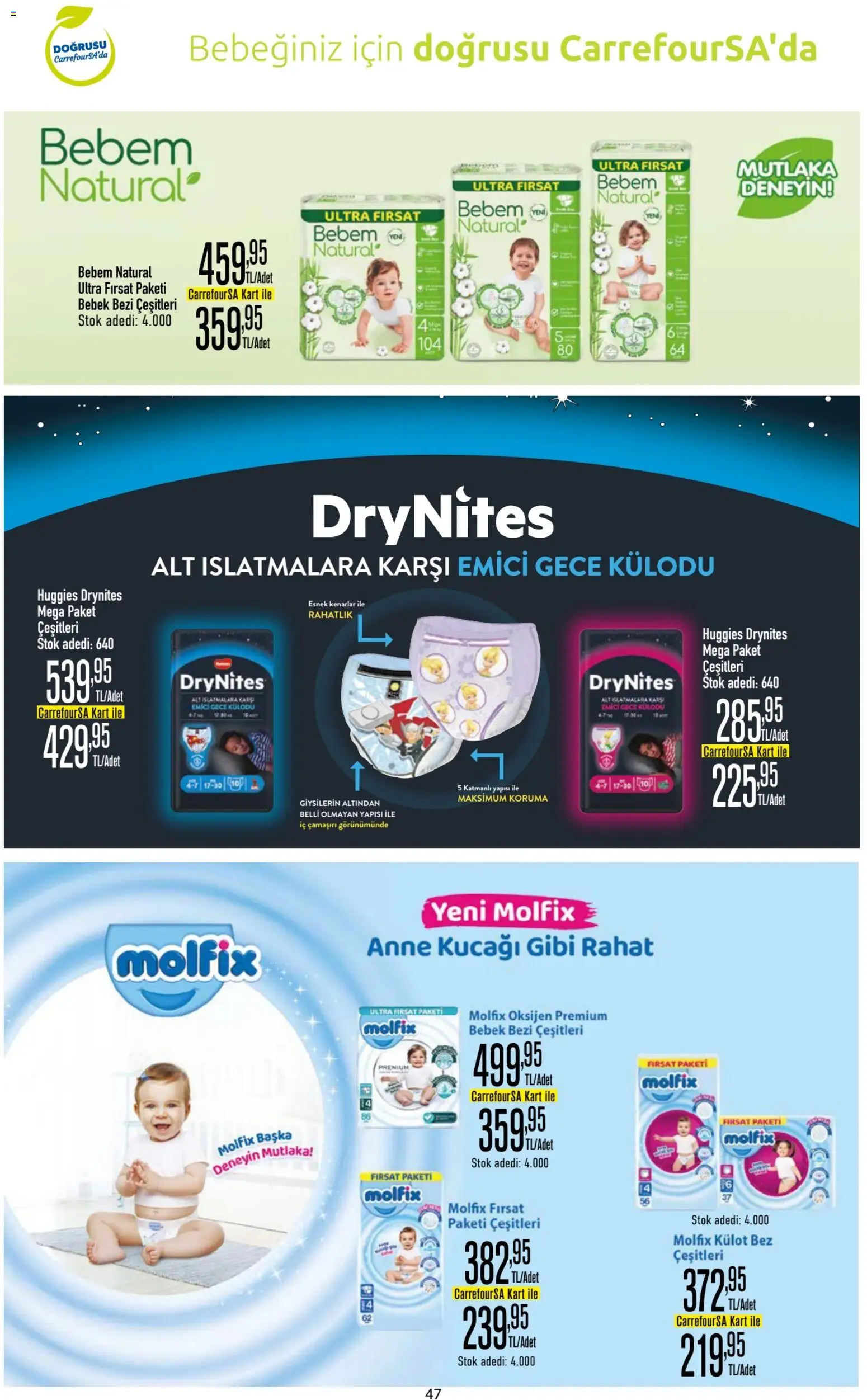 CarrefourSA Katalog - 15.01.2026 tarihinden itibaren geçerlidir | Sayfa: 47 | Ürünler: Iç çamaşırı, Külot