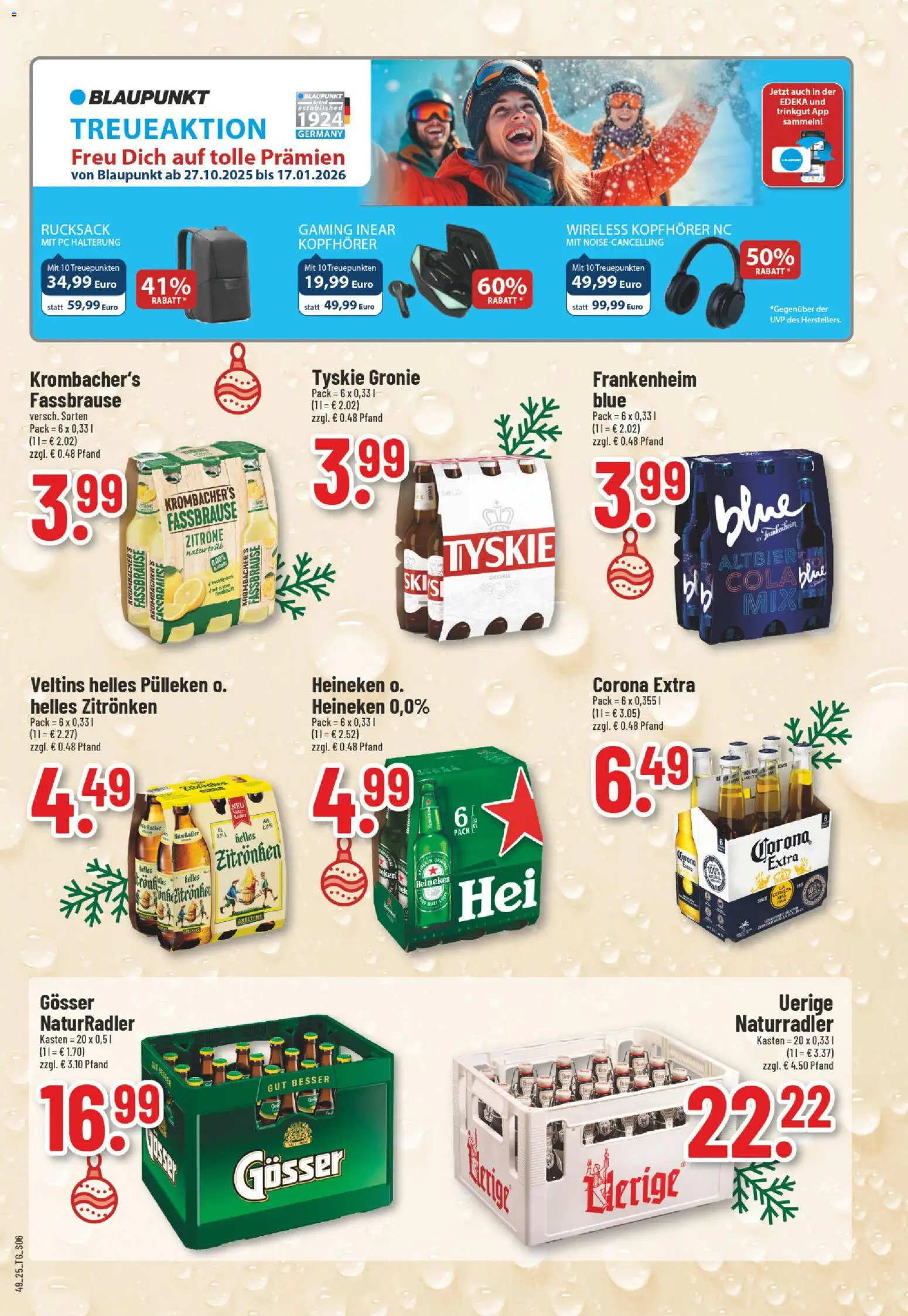 Trinkgut Prospekt – gültig ab 01.12.2025 | Seite: 6 | Produkte: Heineken, Zitrone, Veltins, Kopfhörer
