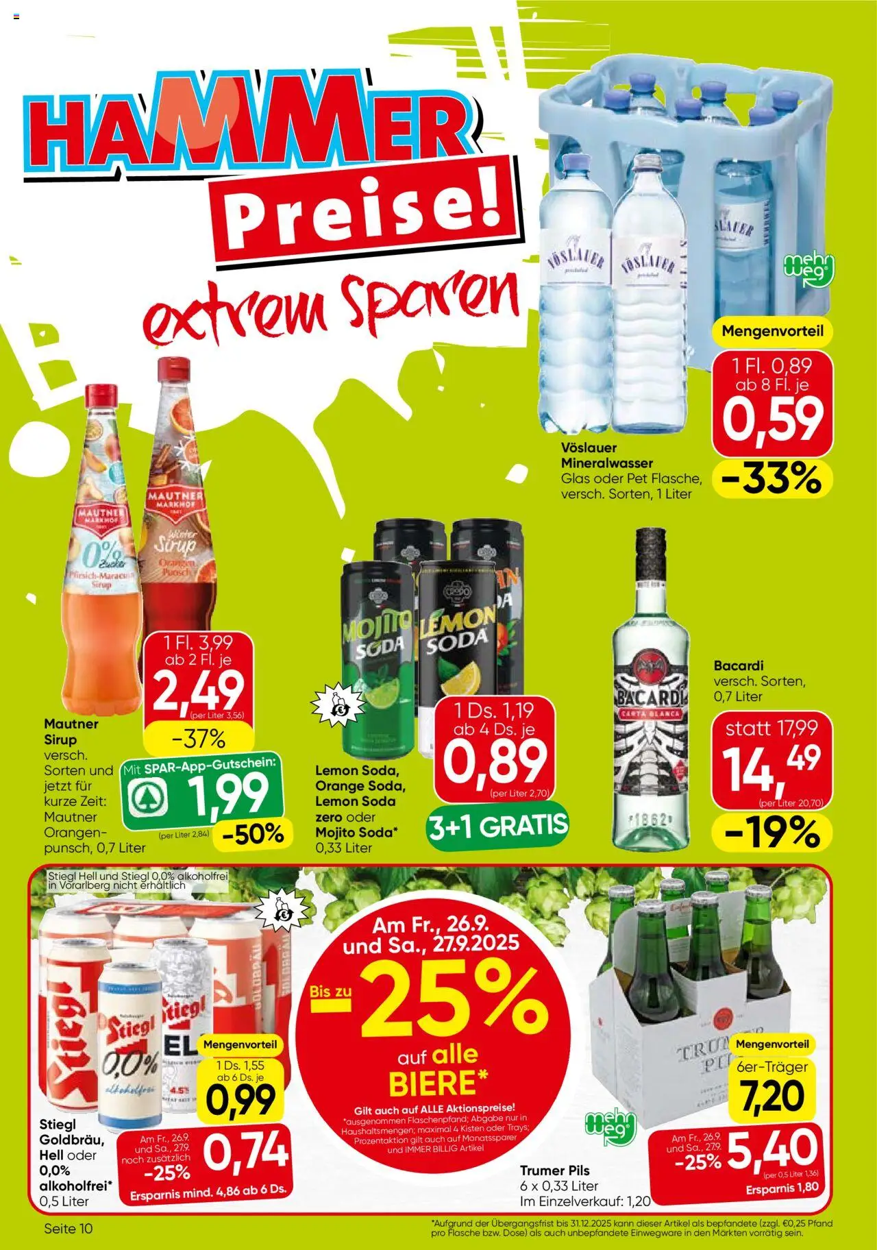 Eurospar Flugblatt - Kärnten gültig ab 25.09.2025 | Seite: 10 | Produkte: Orangen