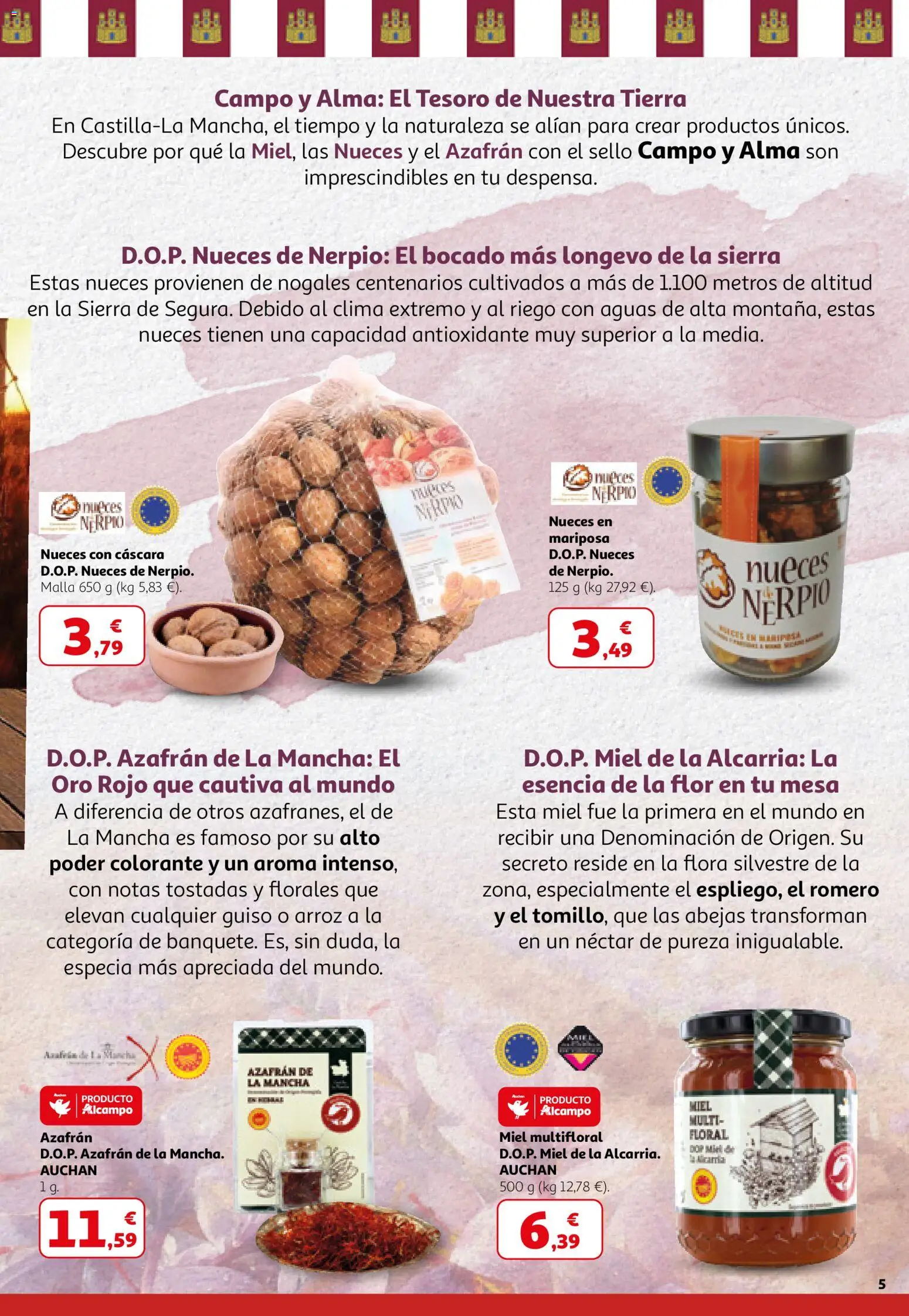 Alcampo - Campo y Alma Madrid 2026 │ válido desde el 26.02.2026 | Página: 5 | Productos: Ψηφιακή κάμερα, Arroz, Néctar, Mesa