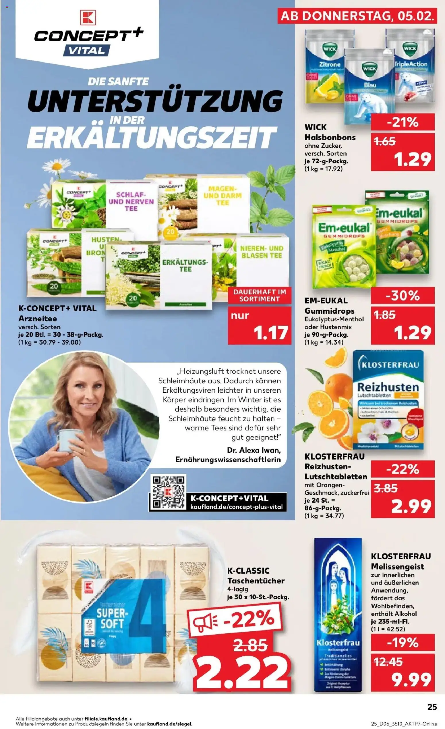 Kaufland prospekt Meiningen	 – gültig ab 05.02.2026 | Seite: 25 | Produkte: Orangen, Zitrone, Tee