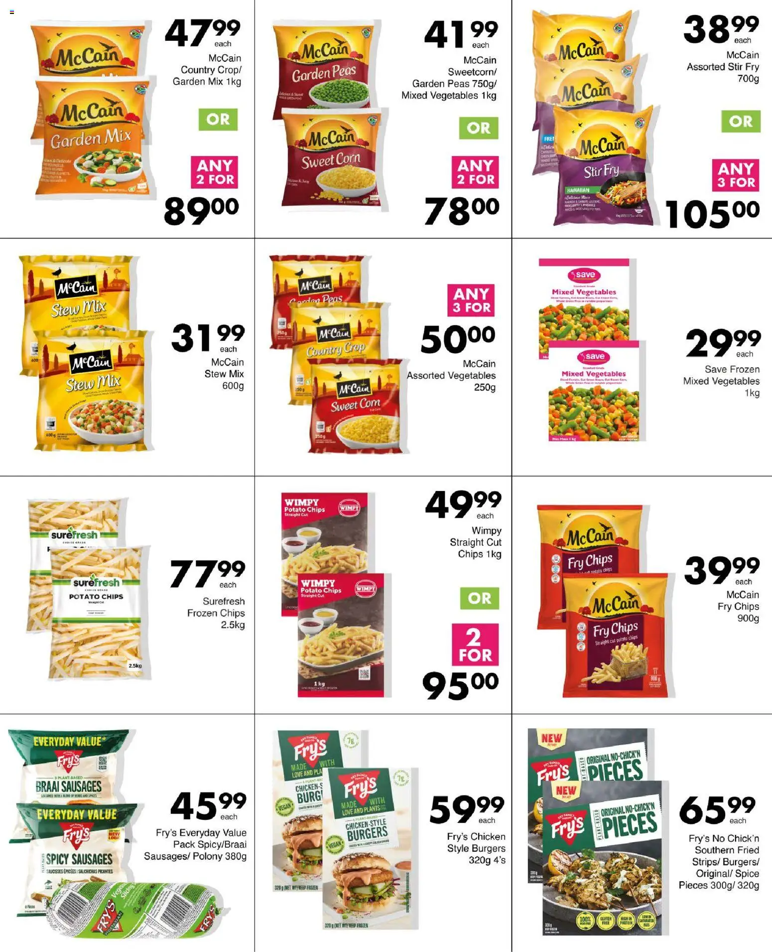 New Save catalogue – valid from 29.12.2025 | Page: 8 | Products: Corn, Polony, Chicken, Vegetables