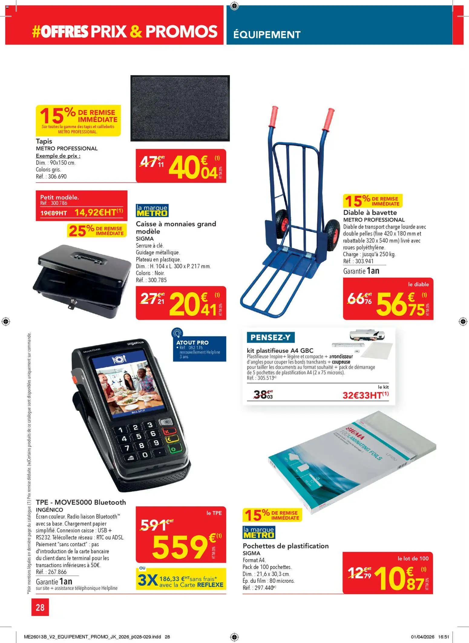 {H1} | Page: 28 | Produits: USB, Tapis, Bavette, Livre