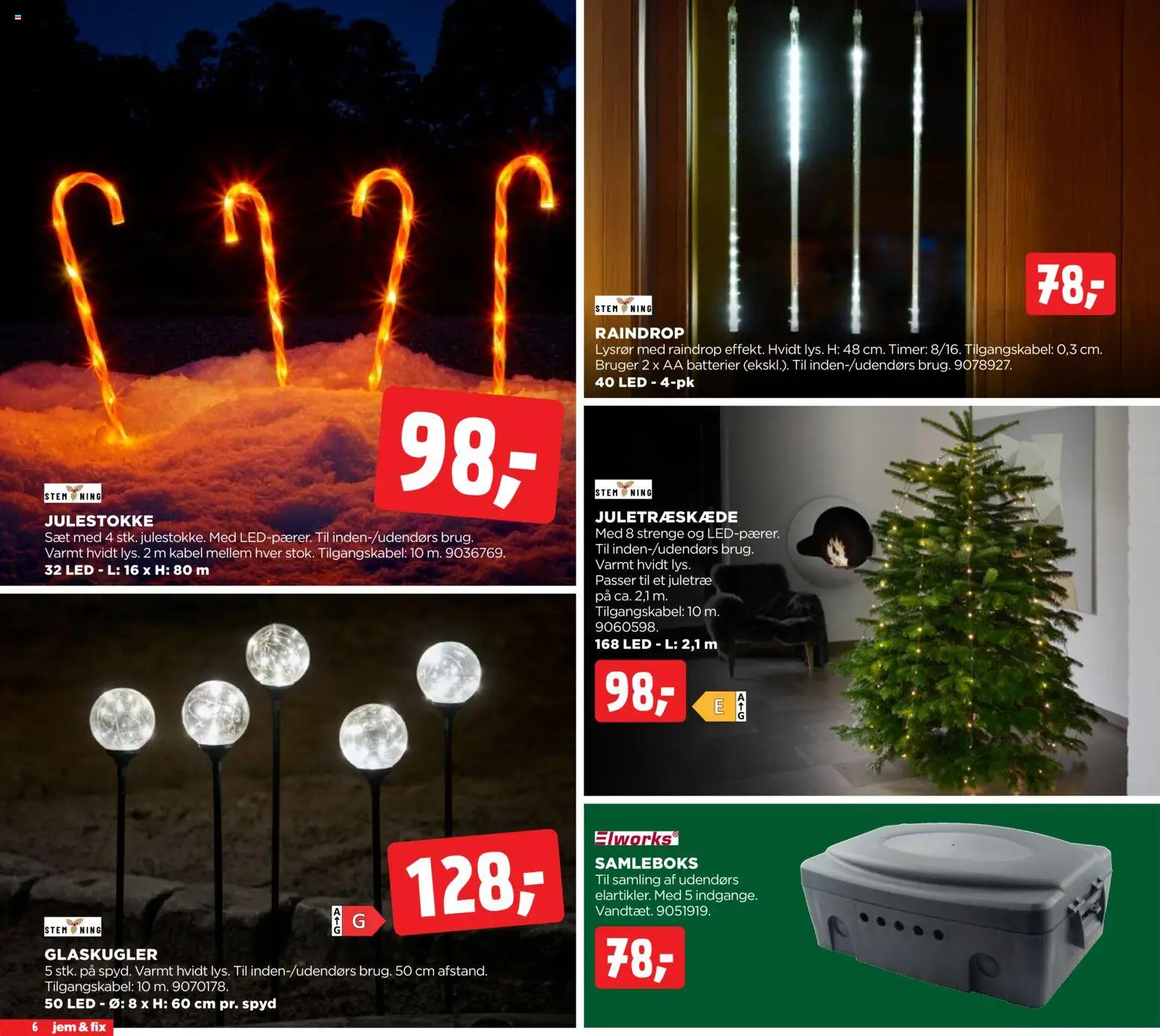 Jem & fix tilbudsavis – gyldig fra 30.11.2025 | Side: 6 | Produkter: Batterier, Kabel