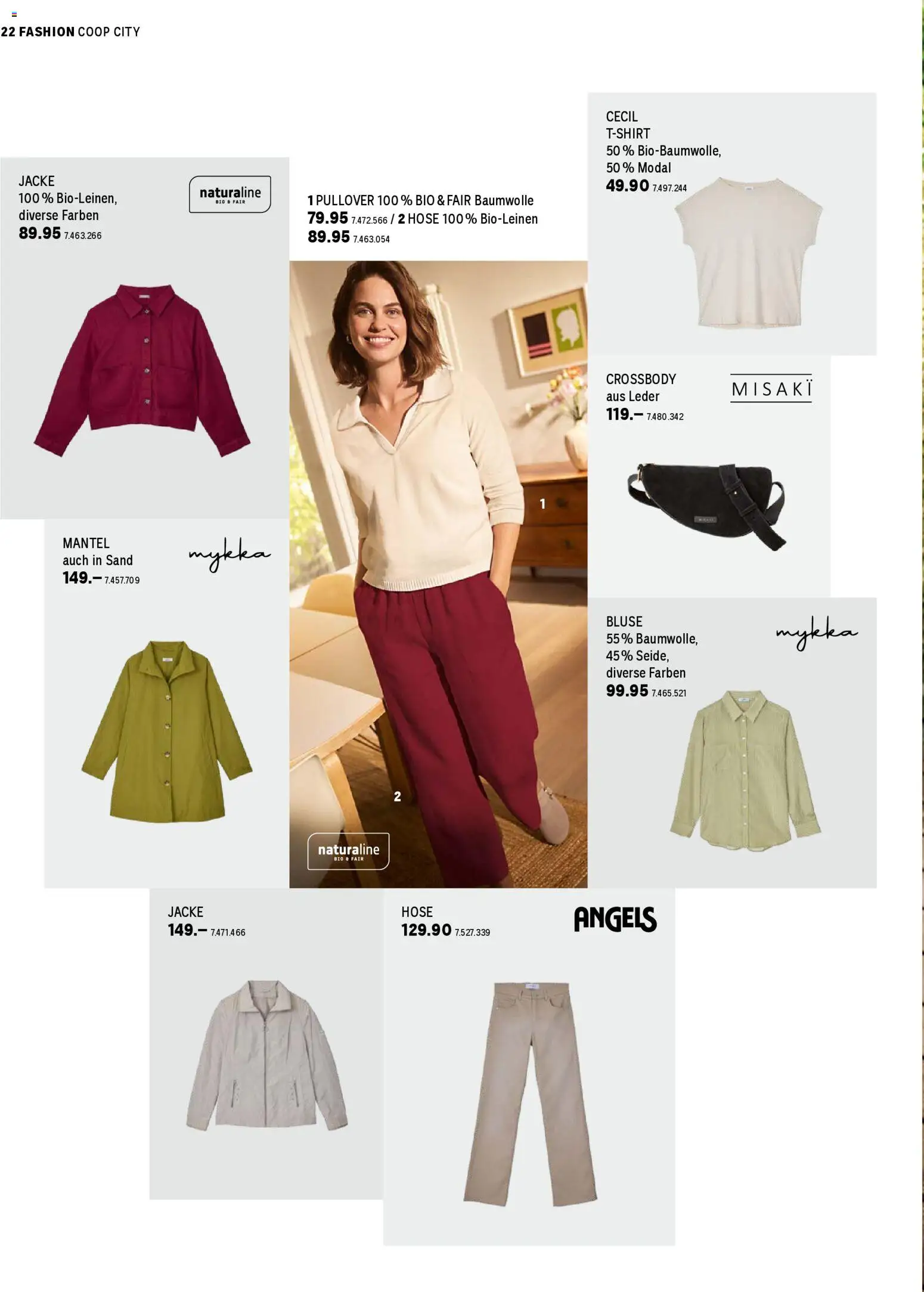 Coop City aktionen Ostern – gültig ab 23.03.2026 | Seite: 22 | Produkte: Bluse, Pullover, Jacke, Hose