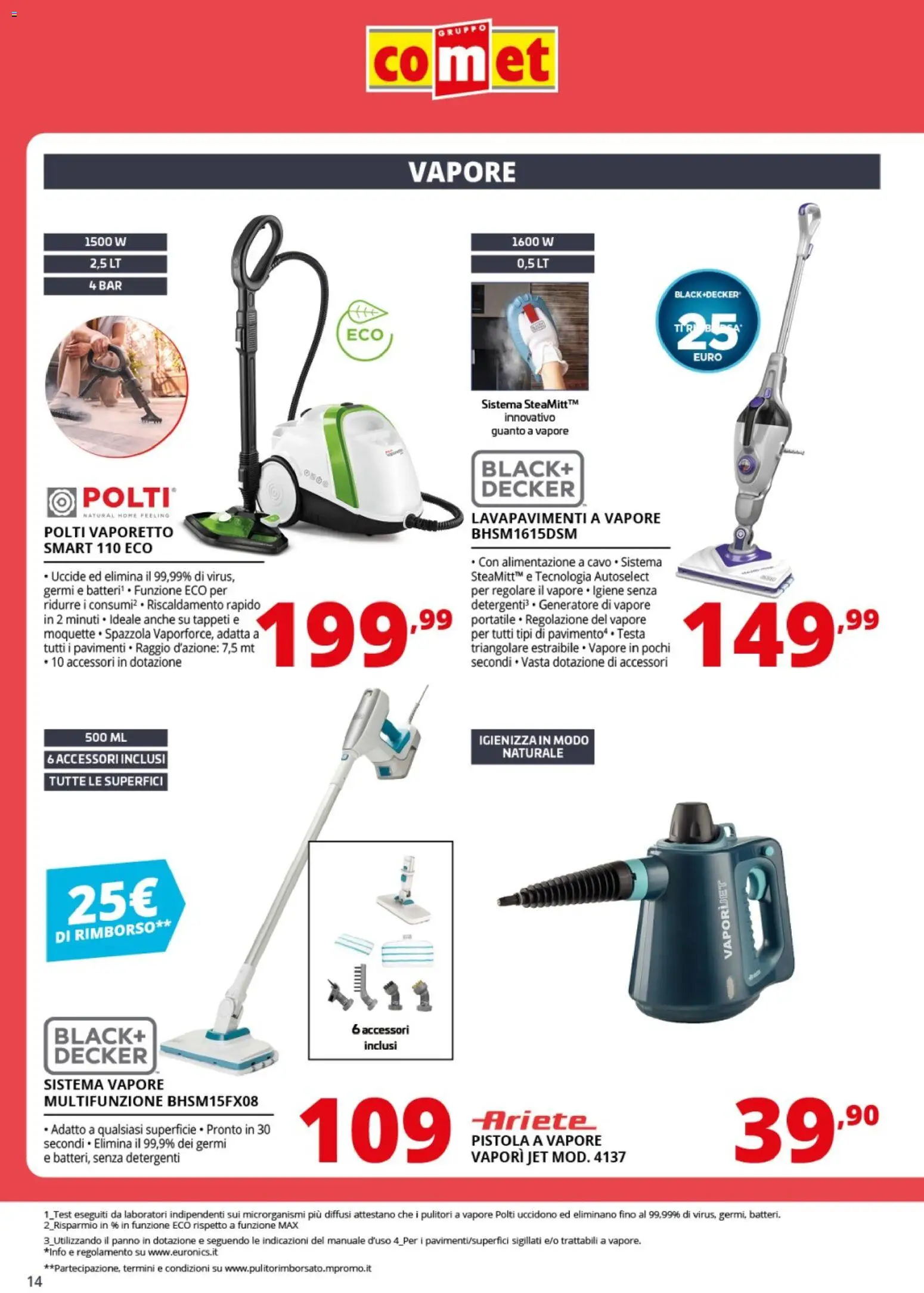 Volantino Comet del 13.04.2026 | Pagina: 14 | Prodotti: Vaporetto, Cavo, Generatore