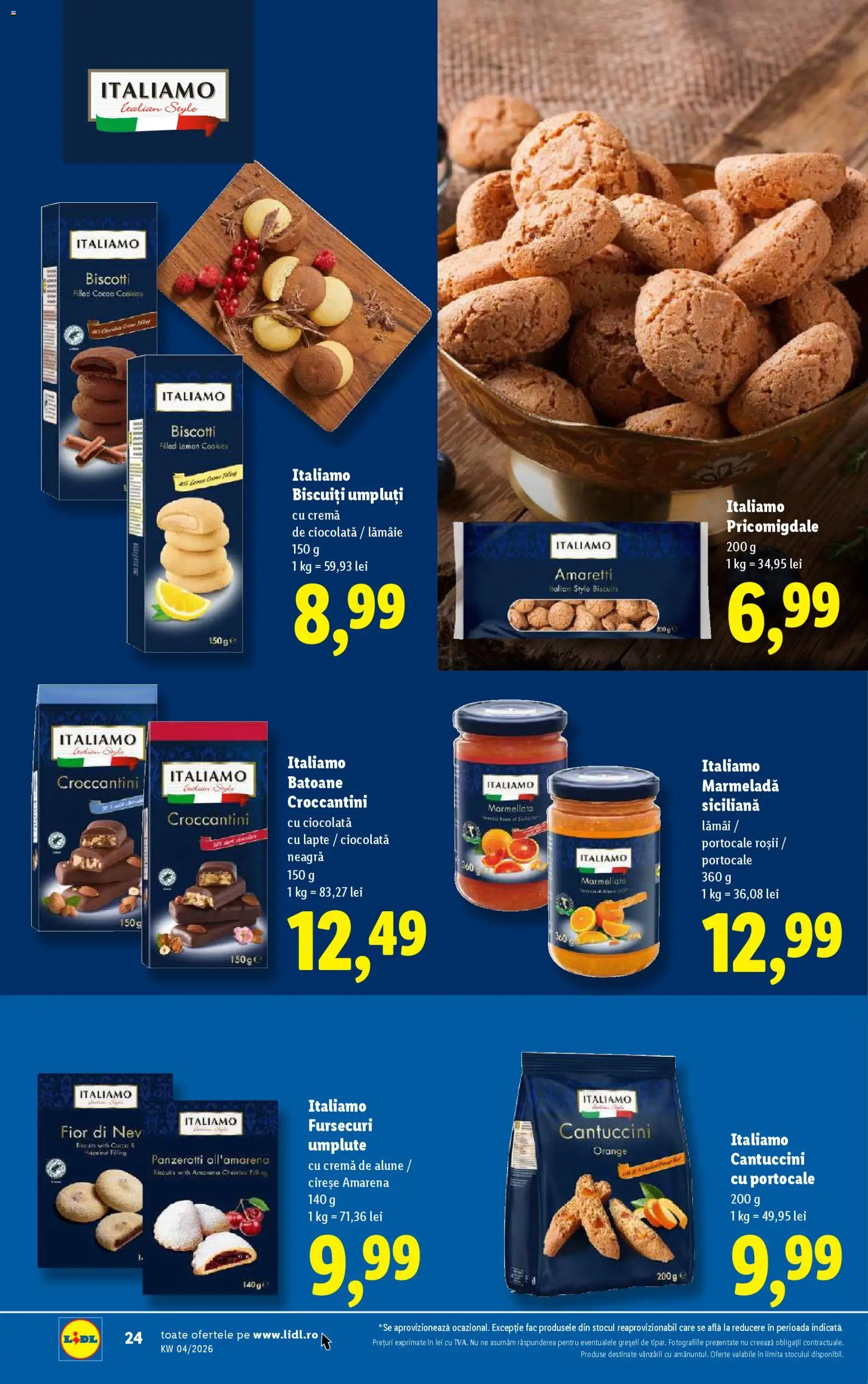 Noul catalog Lidl – valabil de la 19.01.2026 | Pagină: 24 | Produse: Delgeç, Lapte, Portocale, Cireșe